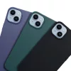 Matt szilikon Apple iPhone 17 tok, fekete
