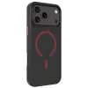 Tactical MagForce Hyperstealth 2.0 Apple iPhone 17 Pro MagSafe hátlap tok, fekete/piros