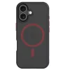 Tactical MagForce Hyperstealth 2.0 Apple iPhone 17 MagSafe hátlap tok, fekete/piros