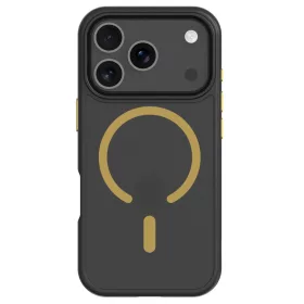   Tactical MagForce Hyperstealth 2.0 Apple iPhone 17 Pro Max MagSafe hátlap tok, fekete/sárga