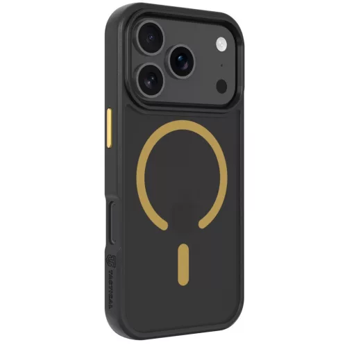 Tactical MagForce Hyperstealth 2.0 Apple iPhone 17 Pro Max MagSafe hátlap tok, fekete/sárga