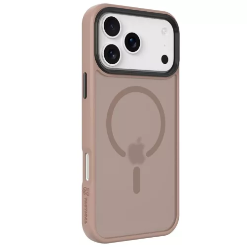 Tactical MagForce Hyperstealth Apple iPhone 17 Pro Max MagSafe tok, áttetsző/barna