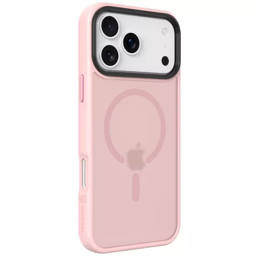 Tactical MagForce Hyperstealth Apple iPhone 17 Pro Max MagSafe tok, áttetsző/rózsaszín