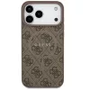 Guess 4G Ring Classic Logo Apple iPhone 17 Pro Max MagSafe hátlap tok, barna