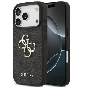   Guess 4G Big Logo Apple iPhone 17 Pro Max hátlap tok, fekete