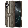 Guess 4G Printed Stripes Apple iPhone 17 MagSafe hátlap tok, barna