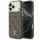 Guess 4G Triangle Logo Apple iPhone 17 Pro Max MagSafe hátlap tok, barna