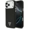 Guess Glitter Triangle Logo Apple iPhone 17 Pro Max MagSafe hátlap tok, fekete-ezüst