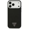 Guess Glitter Triangle Logo Apple iPhone 17 Pro Max MagSafe hátlap tok, fekete-ezüst