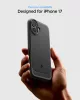 Spigen Rugged Armor MagFit Apple iPhone 17 tok, MagSafe, Matte Black, fekete