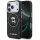 Karl Lagerfeld IML Karl Head Logo iPhone 17 Pro MagSafe kompatibilis hátlap tok, fekete