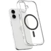 Spigen Ultra Hybrid Magfit Apple iPhone 17 tok, MagSafe, Clear Graphite, szürke