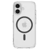 Spigen Ultra Hybrid Magfit Apple iPhone 17 tok, MagSafe, Clear Graphite, szürke