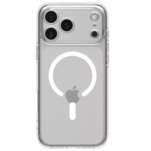 Spigen Ultra Hybrid Magfit Apple iPhone 17 Pro Max tok, MagSafe, Clear White, fehér