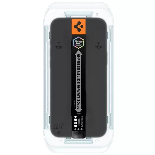 Spigen Glas.tR EZ Fit HD Apple iPhone Air (2025) tempered kijelzővédő fólia felhelyező kerettel (2db)