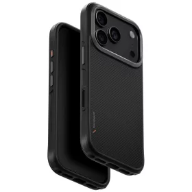   Uniq Keva Magclick Apple iPhone 17 Pro MagSafe Aramid tok, fekete