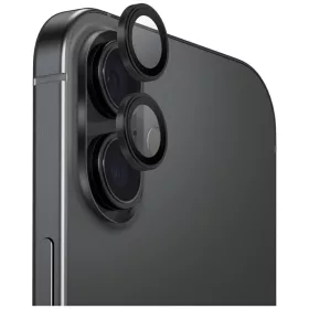   Uniq Optix Apple iPhone Air (2025) tempered kameralencse-védő üvegfólia felhelyező kerettel, fekete