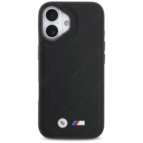 BMW M Quilted Logo Apple iPhone 17 MagSafe hátlap tok, fekete