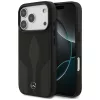 Mercedes Leather The Move Apple iPhone 17 Pro MagSafe hátlap tok, fekete