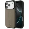 Mercedes Leather The Move Apple iPhone 17 Pro MagSafe hátlap tok, bézs