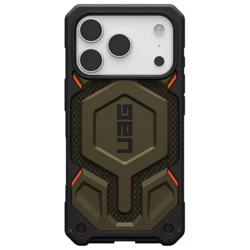UAG Monarch Pro Apple iPhone 17 Pro Max MagSafe kompatibilis tok, Kevlar Green