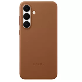 Samsung Galaxy S25 FE KindSuit gyári vegán bőr tok, barna
