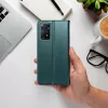 Samsung Galaxy S25 FE Smart Magneto flip tok, sötétzöld