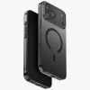 Uniq Airsuit Magclick Apple iPhone 17 Pro MagSafe szilikon tok, fekete