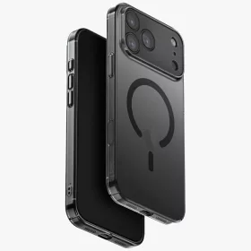   Uniq Airsuit Magclick Apple iPhone 17 Pro MagSafe szilikon tok, fekete