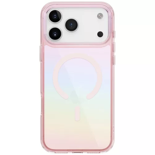 Uniq Iridescia Magclick Apple iPhone 17 Pro Max MagSafe tok, Pink Prism