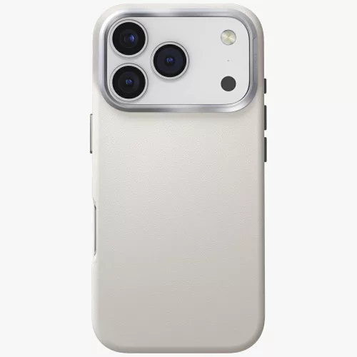 Uniq Lyden Apple iPhone 17 Pro Max MagSafe Bőr tok, ezüst