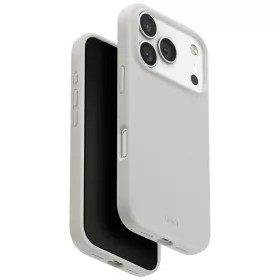 Uniq Lino Apple iPhone 17 Pro MagSafe szilikon tok, szürke