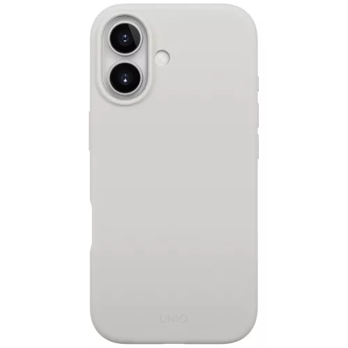 Uniq Lino Apple iPhone 17 MagSafe szilikon tok, szürke