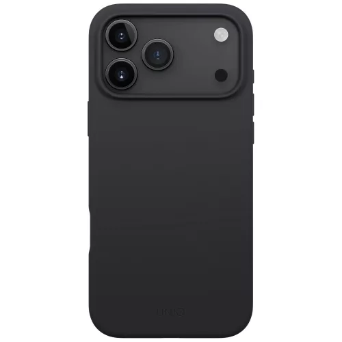 Uniq Lino Apple iPhone 17 Pro Max MagSafe szilikon tok, sötétszürke