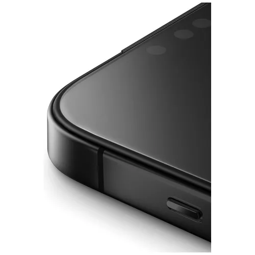 Uniq Optix Vivid Clear Apple iPhone 17 tempered glass kijelzővédő üvegfólia felhelyező kerettel