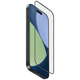   Uniq Optix Matte Apple iPhone 17 tempered glass kijelzővédő üvegfólia felhelyező kerettel, fekete