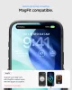 Spigen Rugged Armor MagFit Apple iPhone 17 Pro tok, MagSafe, Matte Black, fekete