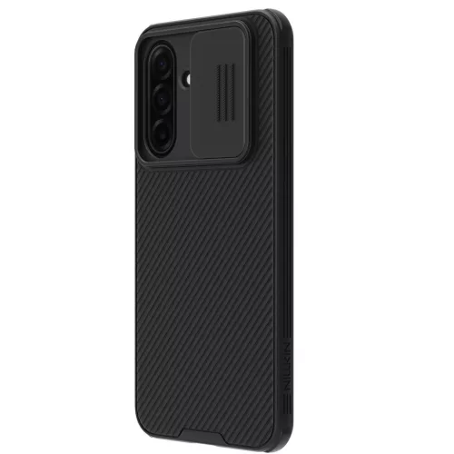 Nillkin Super Frosted PRO Magnetic Samsung Galaxy A17 / Galaxy A18 mágneses műanyag hátlap tok, fekete