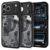 Spigen Ultra Hybrid MagFit Apple iPhone 17 Pro tok, MagSafe, Zero One, fekete