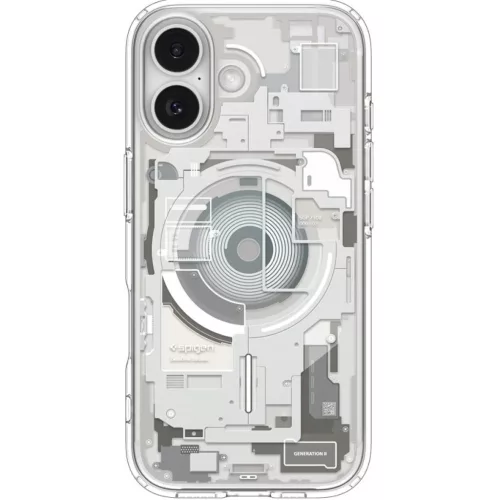 Spigen Ultra Hybrid MagFit Apple iPhone 17 tok, MagSafe, Zero One, Natural Titanium