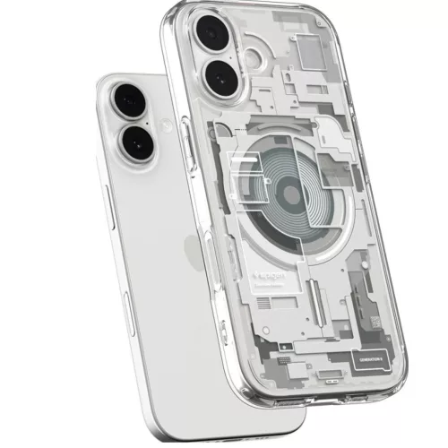Spigen Ultra Hybrid MagFit Apple iPhone 17 tok, MagSafe, Zero One, Natural Titanium