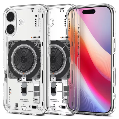 Spigen Ultra Hybrid MagFit Apple iPhone 17 tok, MagSafe, Neo One, átlátszó