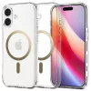 Spigen Ultra Hybrid MagFit Apple iPhone 17 tok, MagSafe, Clear Gold, átlátszó-arany
