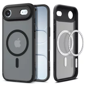   Spigen Ultra Hybrid MagFit Apple iPhone Air (2025) tok, MagSafe, Frost Black, fekete
