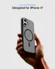 Spigen Ultra Hybrid MagFit Apple iPhone 17 tok, MagSafe, Frost Black, fekete