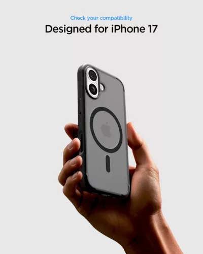 Spigen Ultra Hybrid MagFit Apple iPhone 17 tok, MagSafe, Frost Black, fekete