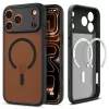 Spigen Ultra Hybrid MagFit Apple iPhone 17 Pro tok, MagSafe, Frost Black, fekete