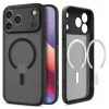 Spigen Ultra Hybrid MagFit Apple iPhone 17 Pro Max tok, MagSafe, Frost Black, fekete