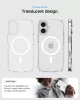 Spigen Ultra Hybrid MagFit Apple iPhone 17 tok, MagSafe, Frost White, átlátszó-fehér