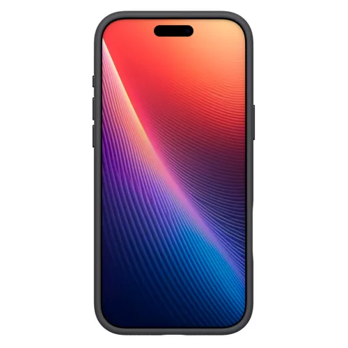 Spigen Silicone Fit Magfit Apple iPhone 17 Pro tok, MagSafe, Black, fekete